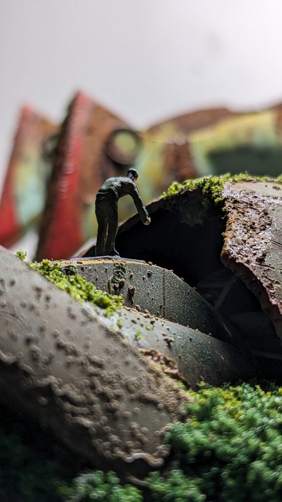 相打ち 旧キット 1/100ジム&ズゴック–4枚目/制作者:MU