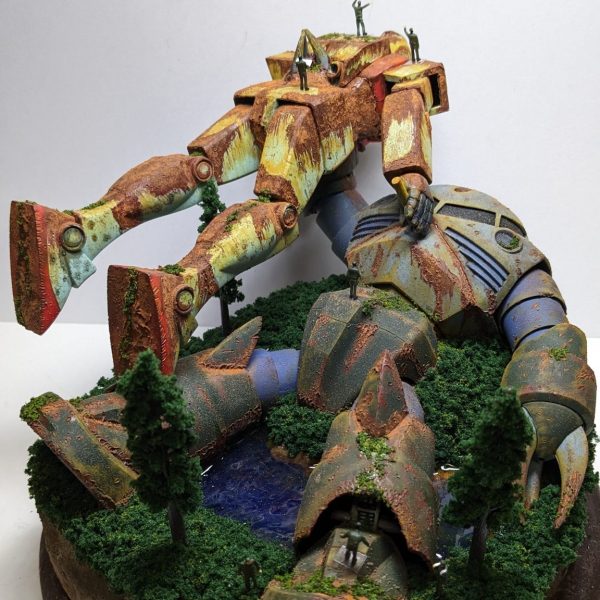 相打ち　旧キット 1/100ジム＆ズゴック