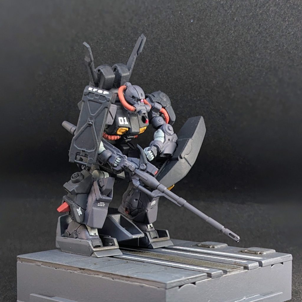 1/100 MG用 カタパルトデッキ風 展示 台座 ガンダム 自作品 PXL_20240201_061440067.