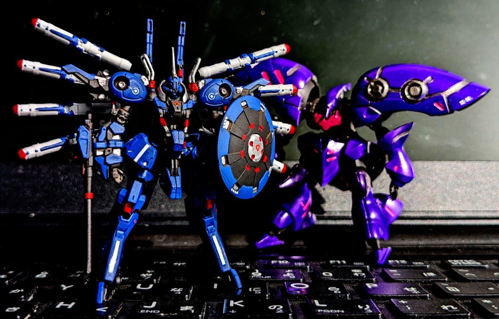 前作のキュベレイと。コントラスト強めにするとまた少し違った雰囲気が出ますね(^^)ここまでご覧下さりありがとうございましたm(_ _)m