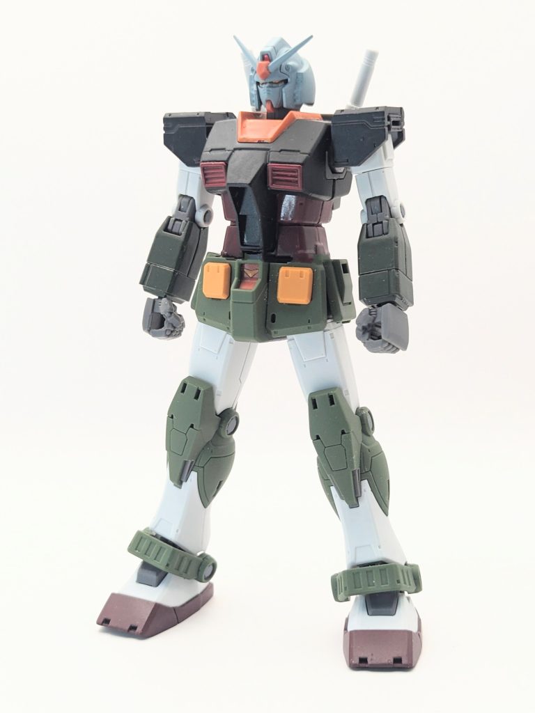 アーマーパージ状態カラーリングはリアルタイプっぽい感じ。アンテナ以外は無加工。十分カッコいいので