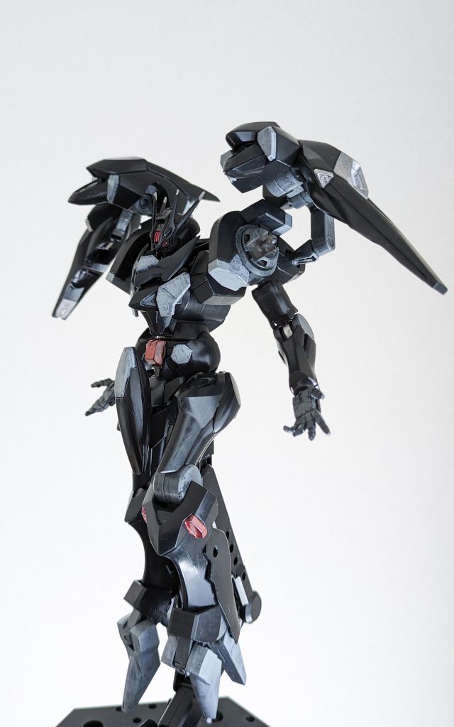 製作途中塗装はいつも通り水性ホビーカラーの筆塗りです。