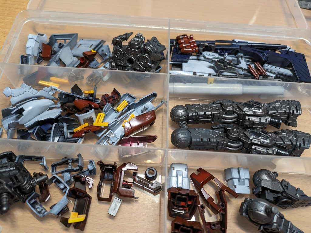 皆さんは塗装後どうやって分けてますか？