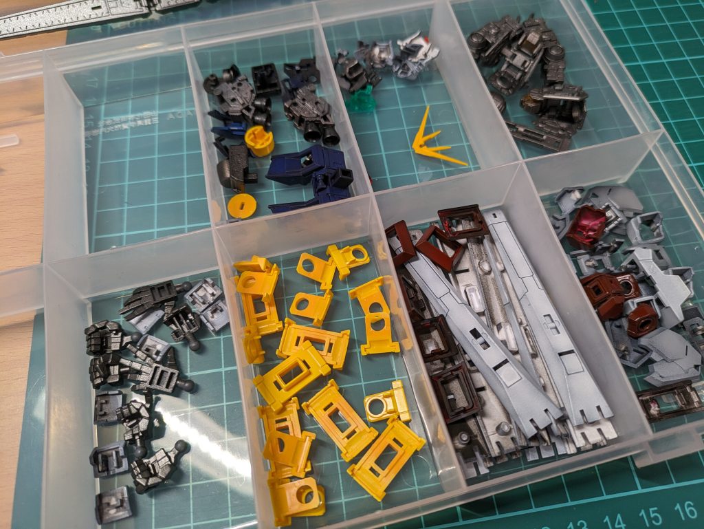 自分は部位ごとにまとめてます