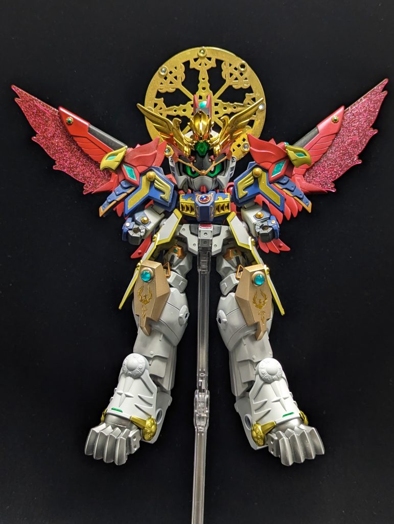 武器なし本体。脚は差し替えで装着させます。