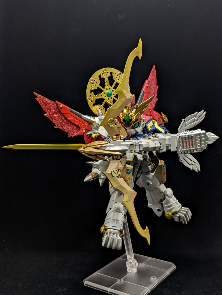 全景。武器が重くて支えるのがやっとです。