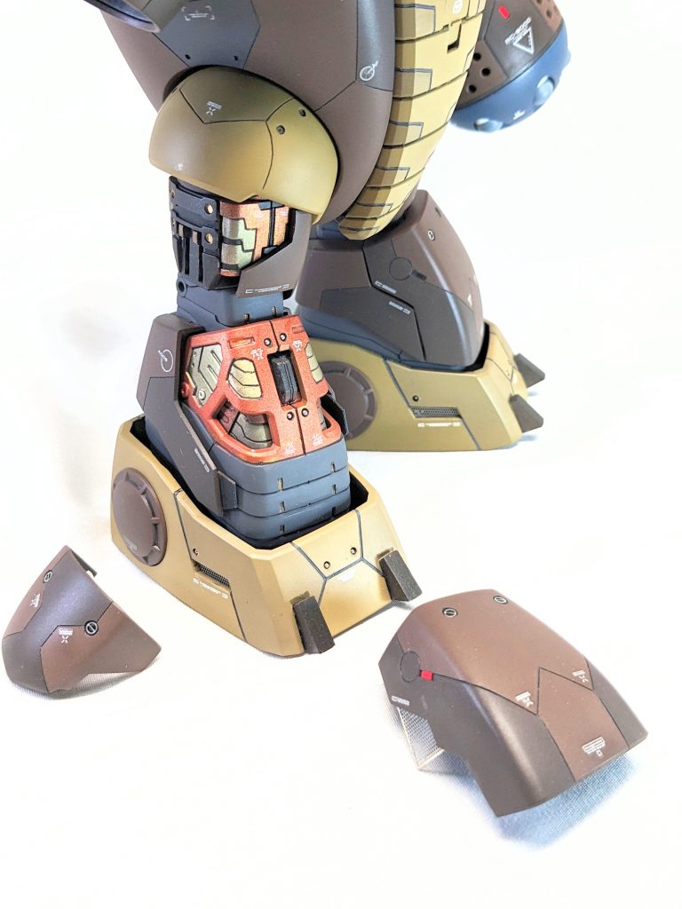 アーマーの分割加工