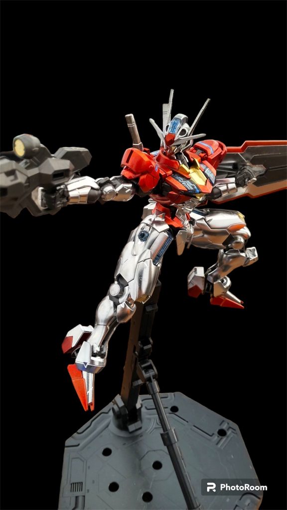 その後に超合金塗装の発端になった作品です‼️某金物店にて展示してますwww