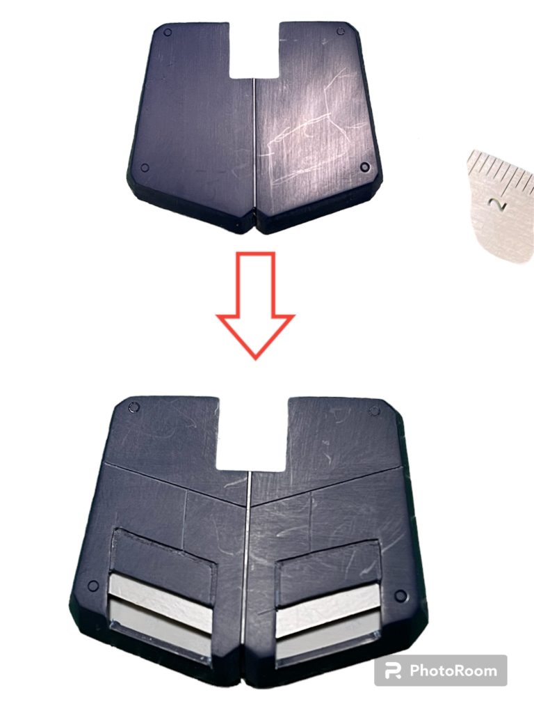 リアアーマーもほとんどディテールが無かったのでペイルライダー風に作りました😄その他全身スジ彫り、アンクルアーマー内にエッチング、諸々弄ってます😊書ききれないので何か御質問ある方はなんなりとコメント欄で聞いて頂けたらと思います☺️最後まで観て頂きありがとうございました😆