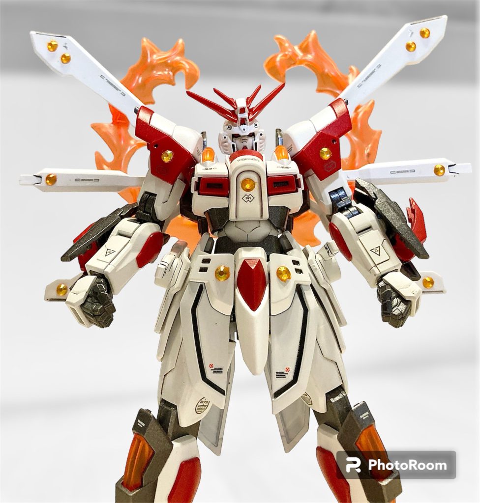 以上です。ビルドバーニングガンダムのシンプルなカッコ良さに惚れて購入、作製しました。ご覧いただきありがとうございました。