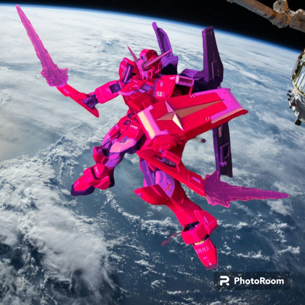 このように、地球、プラントの技術が混在する本機のOS開発は、イージスガンダムの開発元でもあるオーブのモルゲンレーテ社が担当し、双方の調整役としての役割も果たしていた。