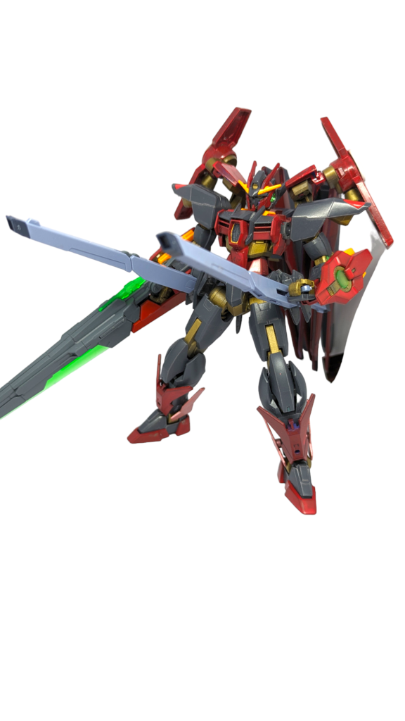 レール砲は展開に時間がかかるが貫通力が高いため、PS装甲やナノラミネート装甲を削るのにも効果を発揮する。