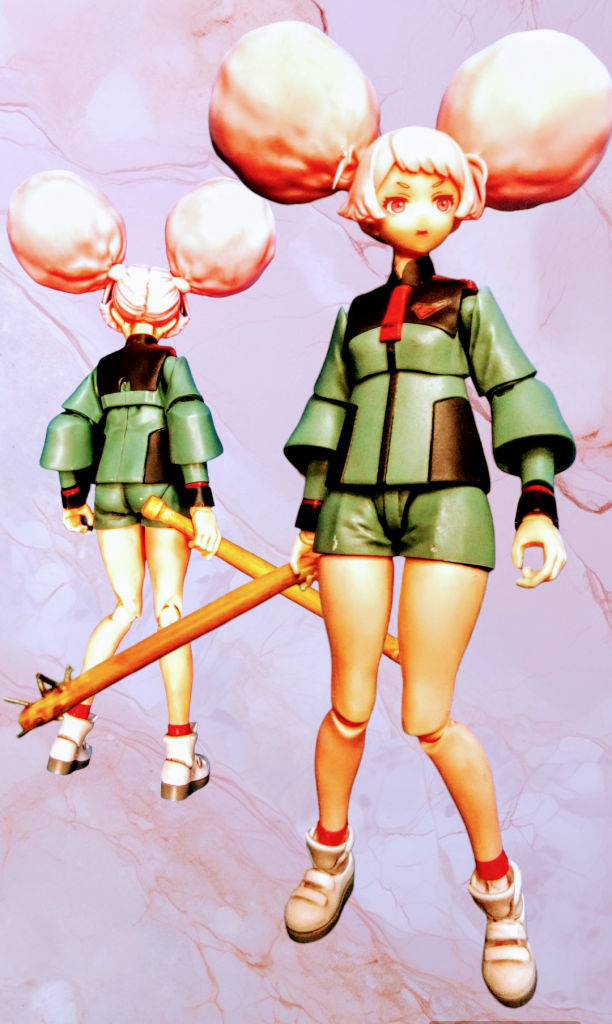 こちらが ガンダムマーカー リアルタッチマーカーで陰影をつける事で立体感を演出しました✨