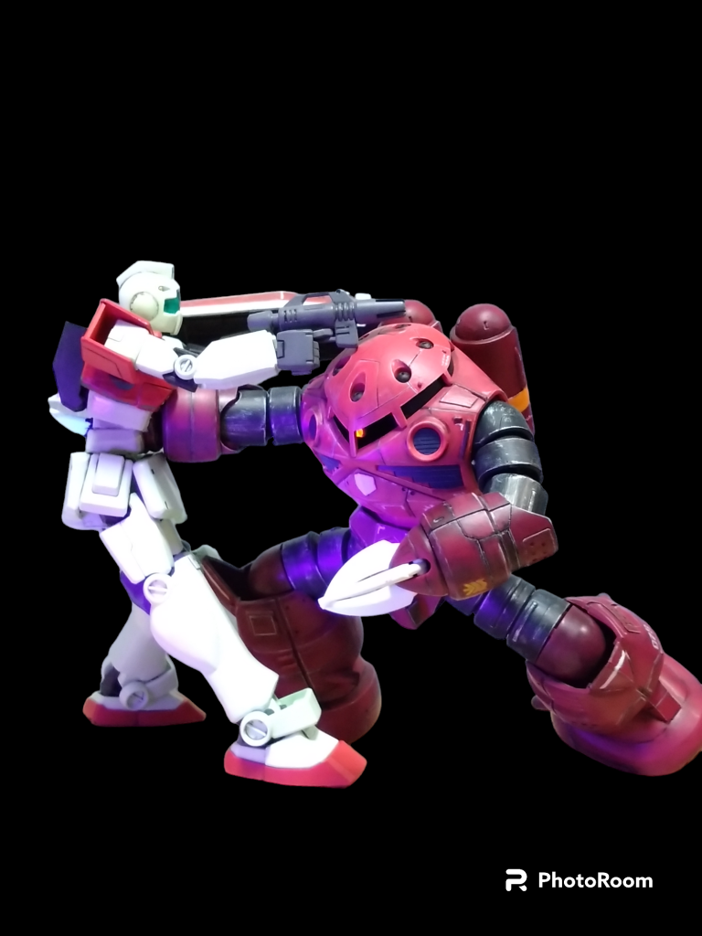 「やめろっ！迂闊に近づくんじゃない！」「ズゴッ！」「っく！」