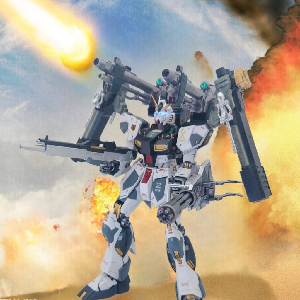 MG νガンダム specⅡ(ランチャー装備)|パイナップル少佐さんの MG νガンダム specⅡ(ランチャー装備)|パイナップル少佐さんの