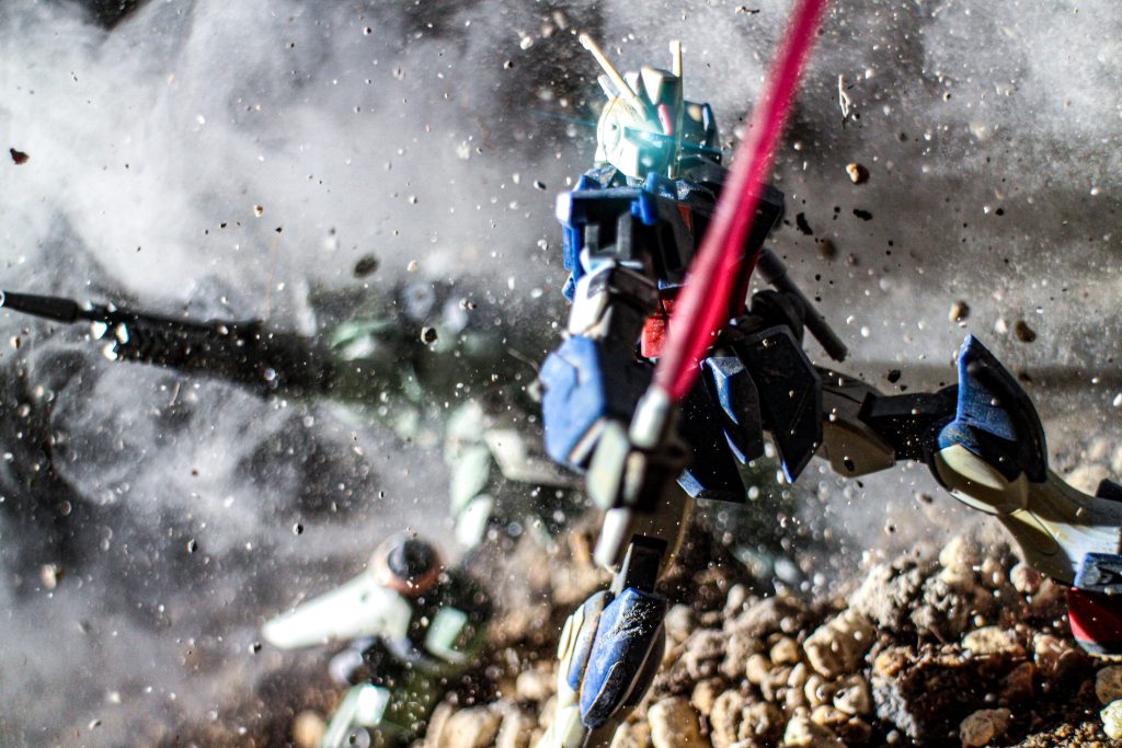 『じゃあな...』なんて、悲しそうな妄想したり(笑)う〜んガンプラは妄想するのも楽しいですね〜