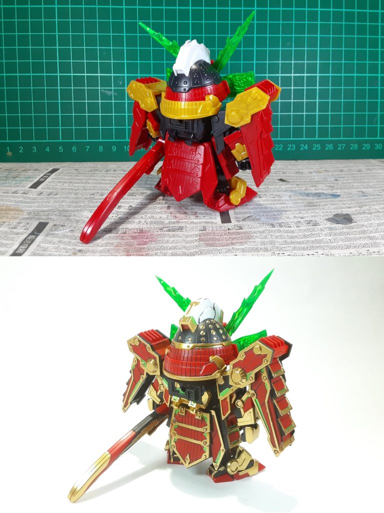 塗装前比較背面