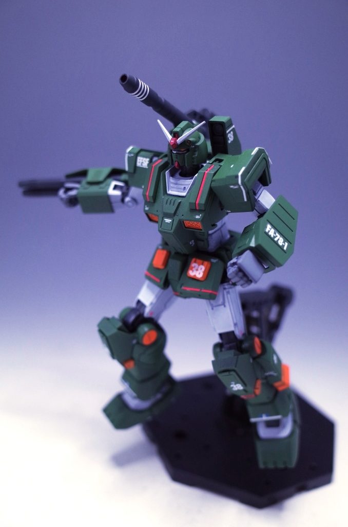 　1/144 HG FAガンダム+バストライナー　–3枚目/制作者：だんくら工房・mk戦車