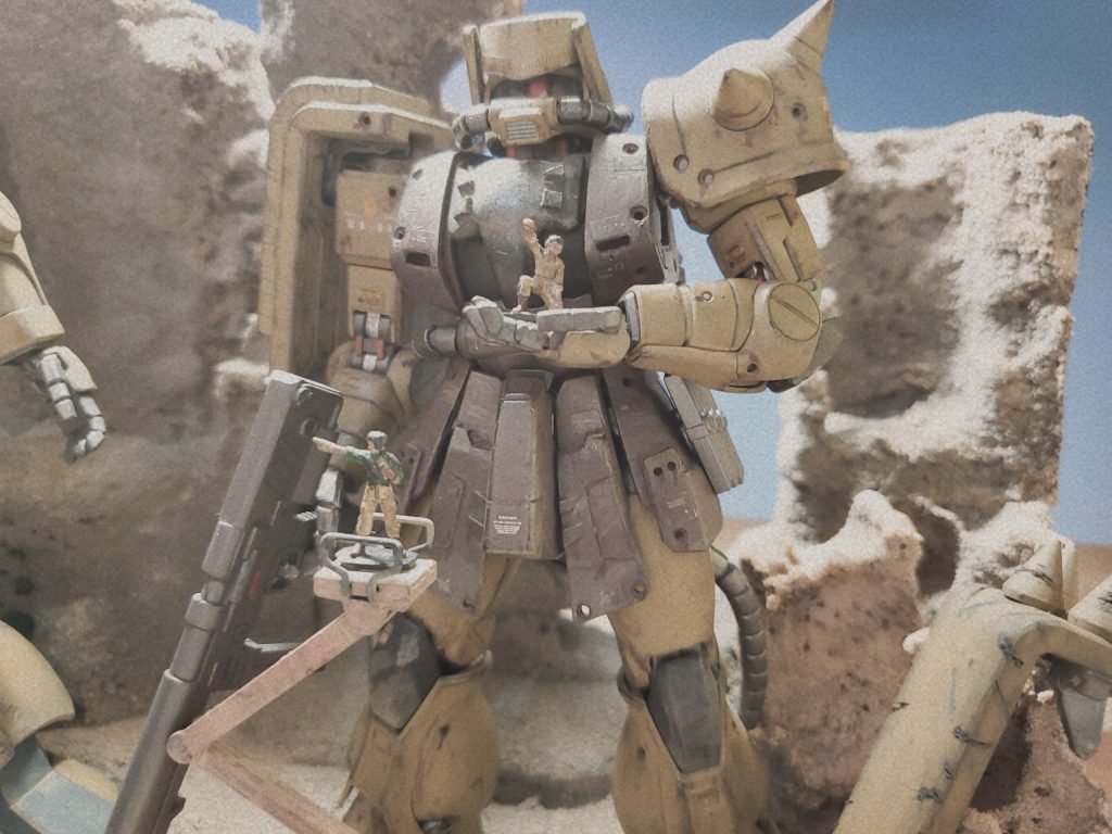 06S ver2.0に06F ver1.0の装甲増設、ブリッツヘルム的にしてみました。