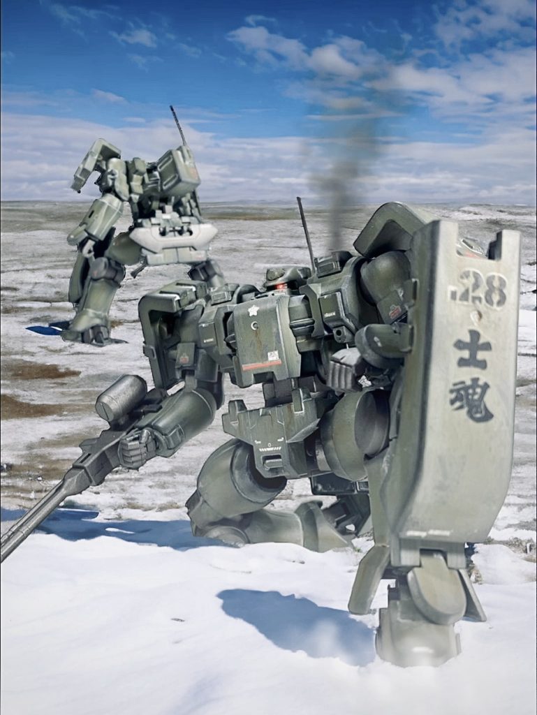 『士魂』のマーキングは、雪のある風景が似合います。