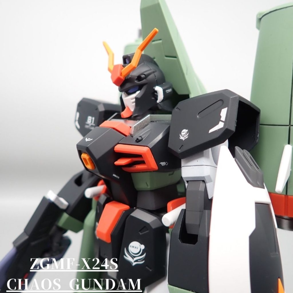 カオスガンダム–2枚目/制作者：アンジェロのプラモデル工房