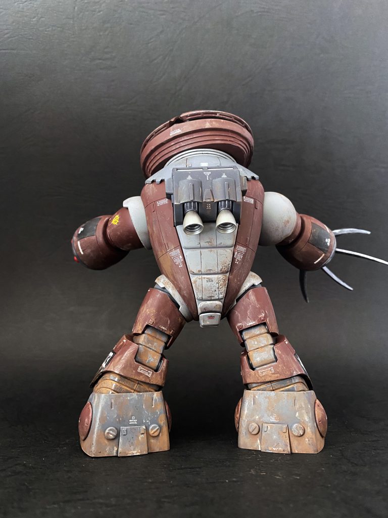 背面。汚しすぎたか💦