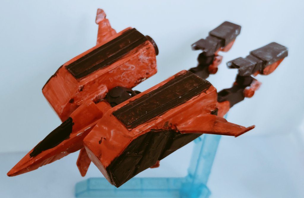 PFF-X7RA レッドアタッカーレッドゲイザーが乗るゲイザーマシン。ファイターモードからガウォークモードに変形。