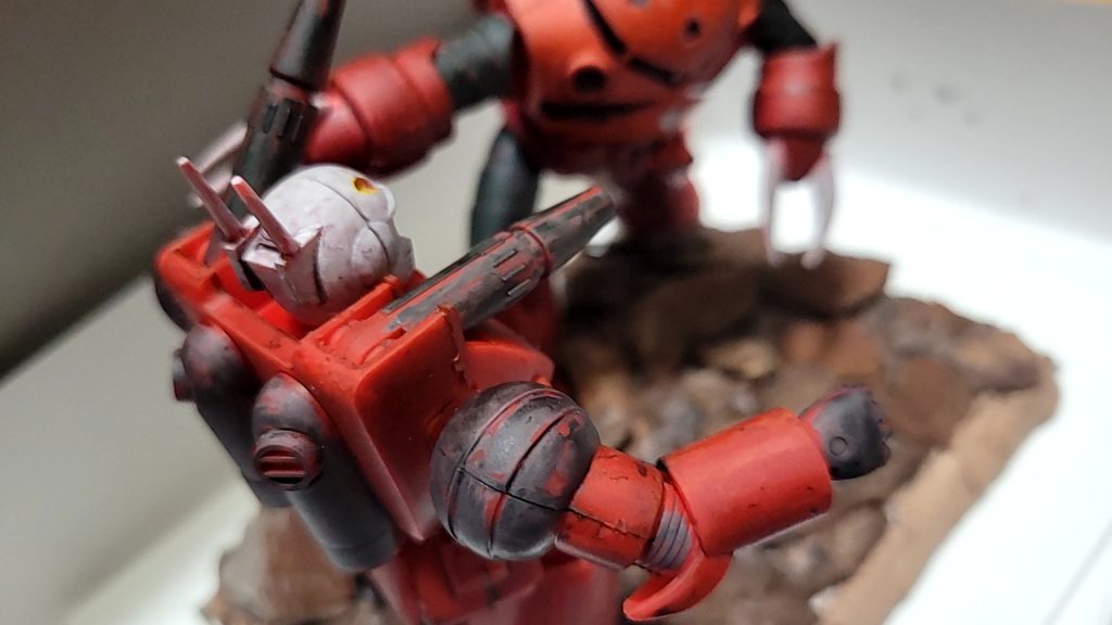 旧キットのズゴックとガンキャノンでジオラマ作成–7枚目/制作者：丸山，