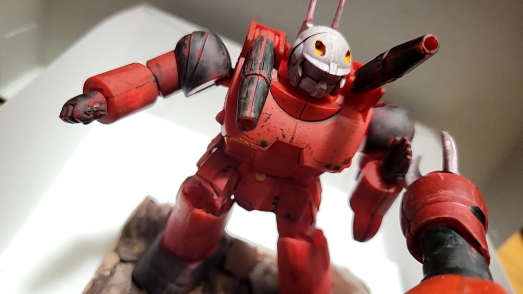 旧キットのズゴックとガンキャノンでジオラマ作成–4枚目/制作者：丸山，