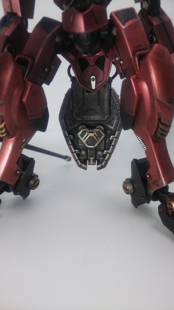 メイレスジョウガンからもぎ取った。投げ売りの割には細かいディテールが入った境界戦記のプラモは優秀。前のレクスでもそうだったけど後ろの尻尾を見せる撮り方が分からない…。参考になるポージングあったら教えてください