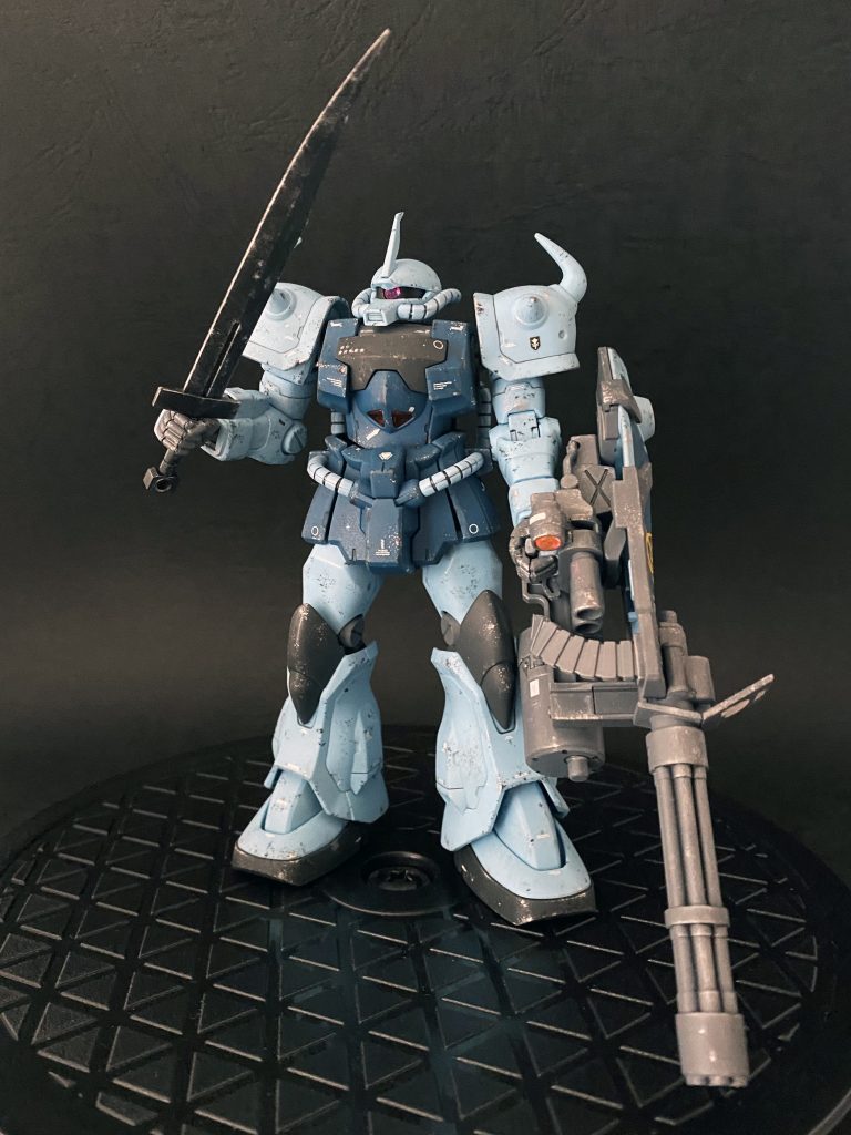 ガトリングは焼けて冷えた感じの処理。