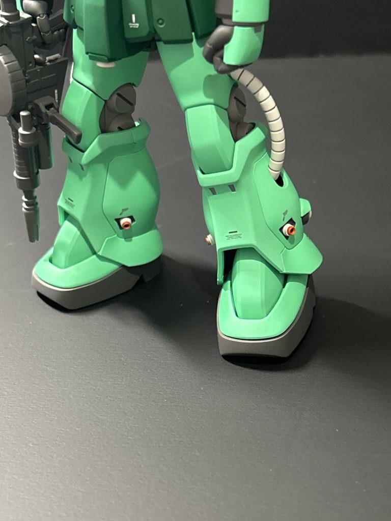 脛横ディテールをハイキューパーツのメタルパーツへ変更