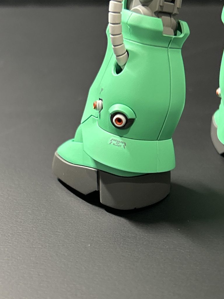 ふくらはぎ下ディテールもハイキューパーツのメタルパーツへ変更