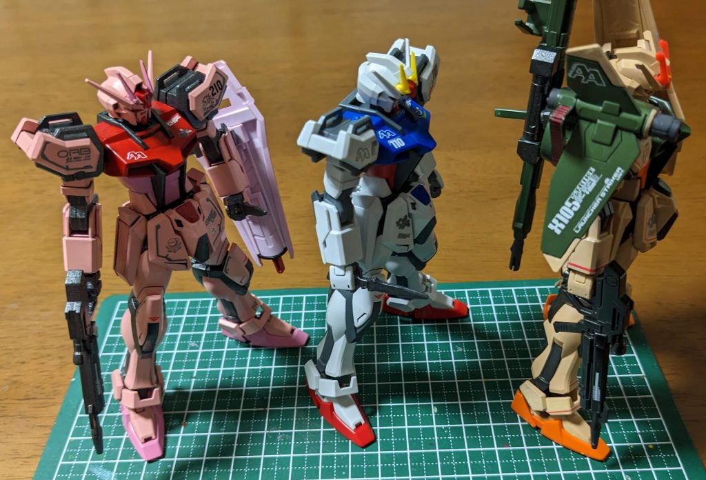 EG三兄弟の図。