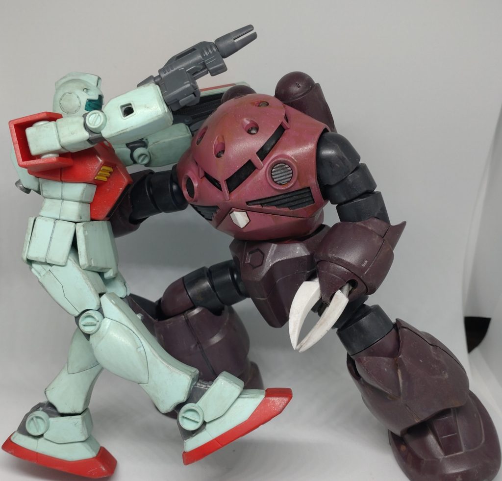 ジムと言えば、このシーン。ズゴックはこちらから