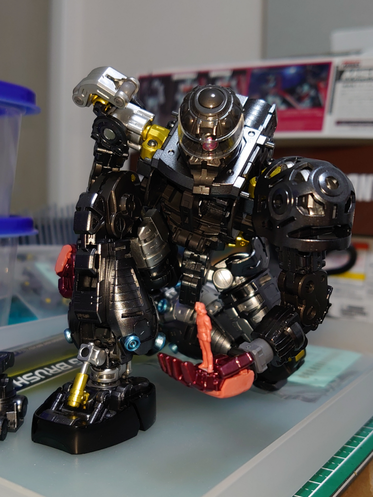 中身もしっかりと塗装しました🐙