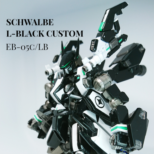 シュヴァルベカスタム アクリジョン筆塗りです。怖いです…塗料が割れるんです…何度も…何度も…