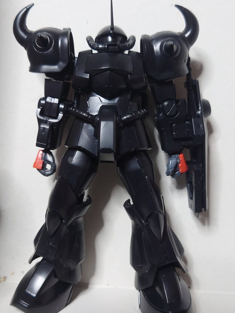 エコプラなので真っ黒です(手以外)