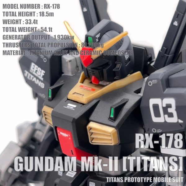 HGUC ガンダムMk-II（ティターンズ仕様）（21st CENTURY REAL TYPE Ver.）