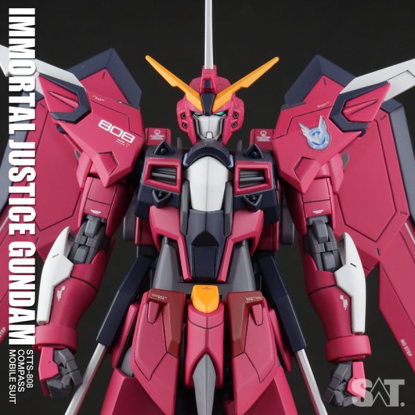 2024新発 HG 1/144 イモータルジャスティスガンダム｜SATさんのガンプラ 模型製作用品