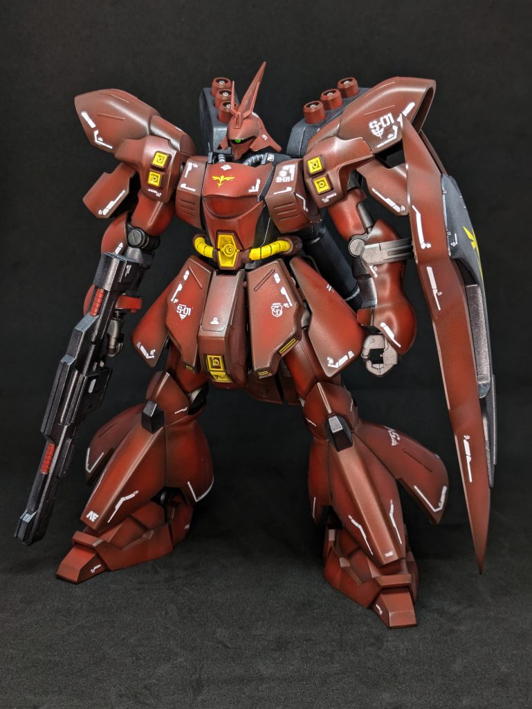 重厚感を出したくて暗めの塗装しました。