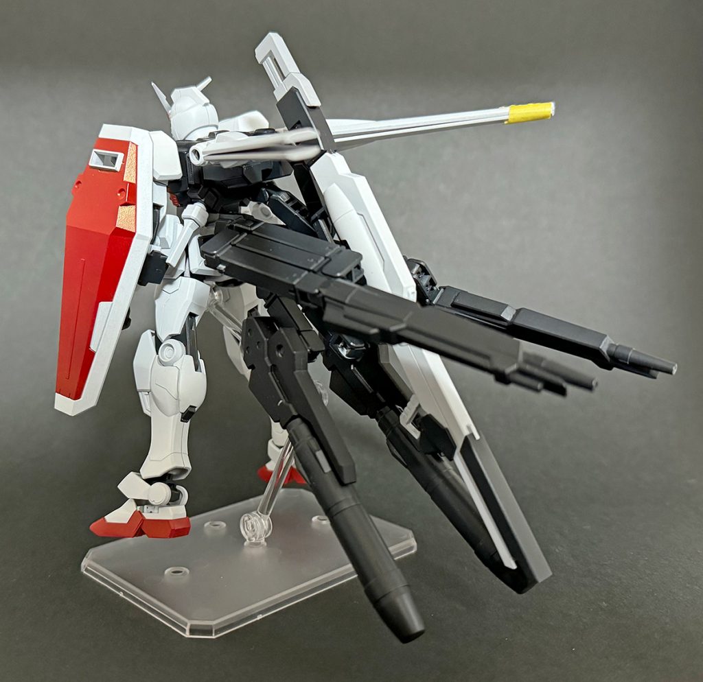 このバックパックは背中から見たときがメイン。パワードアームズパワーダーも魔王Xのサテキャもアームがすごくフレキシブルに動いてくれるので、どうとでもレイアウトできて楽しい。