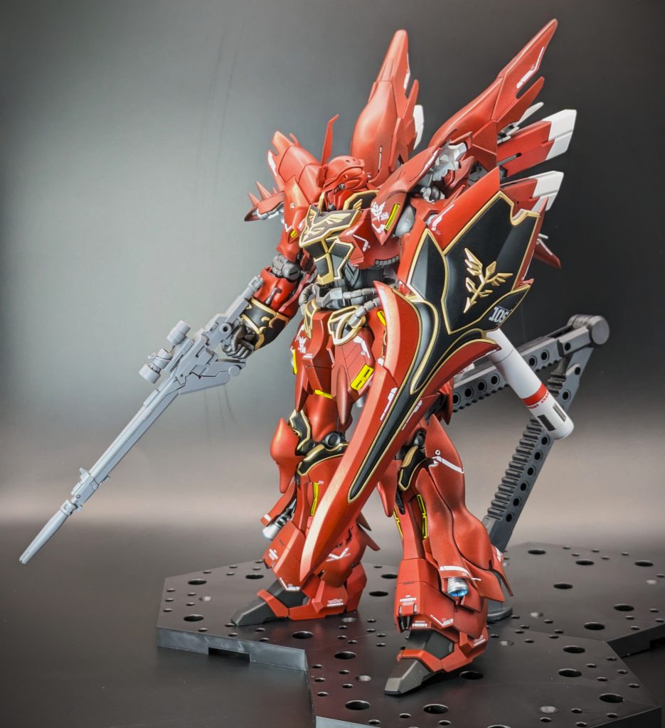 RG シナンジュ マットキャンディ塗装に挑戦!–3枚目/制作者:てんちゃ