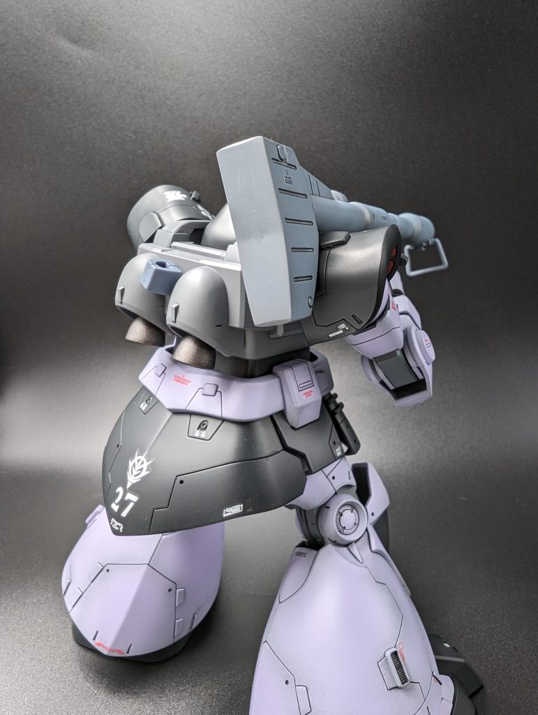 ”「めぐりあい宇宙」でホワイトベースのエンジンに数発ぶち込んだドム”のつもりで作ってましたが、改めて「めぐりあい宇宙」を見ると、打つたびにかっこよく後方排気でバックファイアが出るんですよね さすがにこれは表現できず