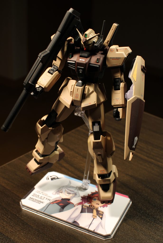 最近見たスターダストメモリーで、砂漠仕様のドムがいたのですが、その影響でこの色にしました😄