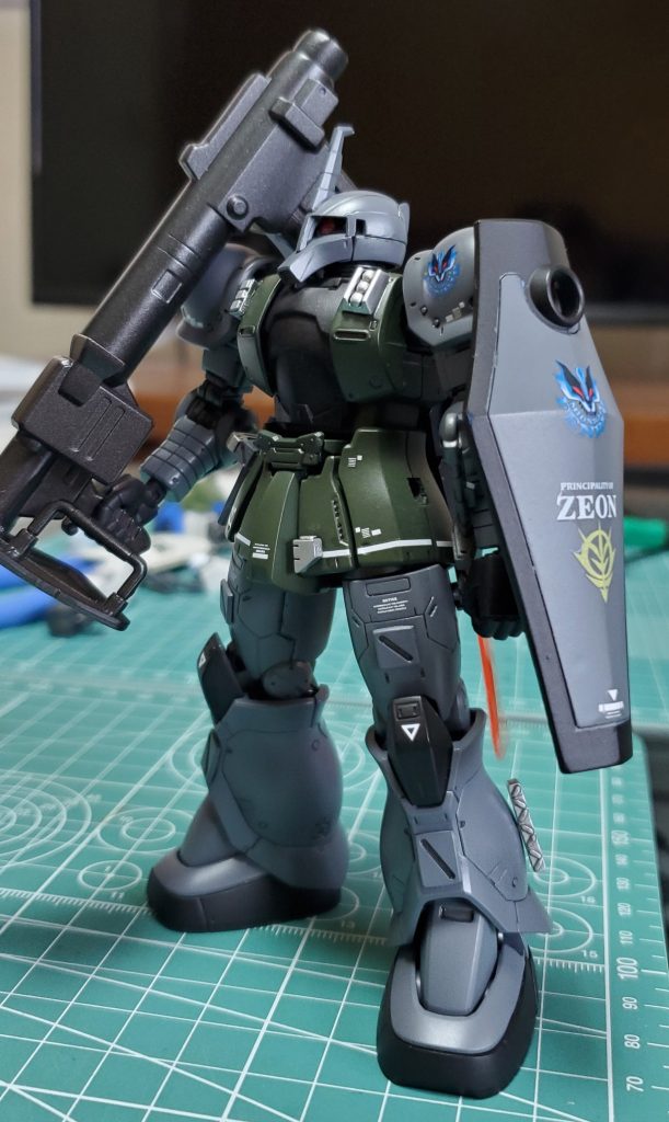 まだトップコートを吹く前の状態です。