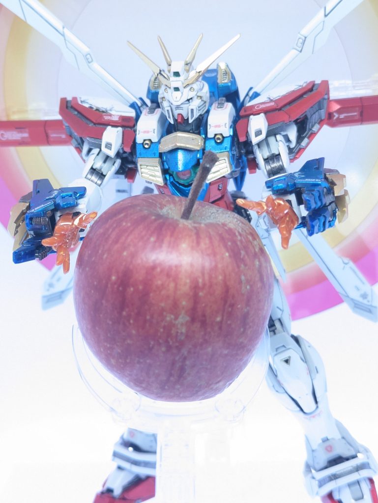 石破天驚りんご拳！！ある意味、奇跡の1枚です! 