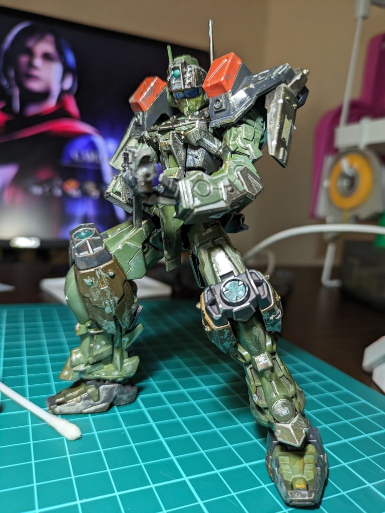 とりあえず練習含めてだったのでやりすぎくらい筆でペチペチしてます笑