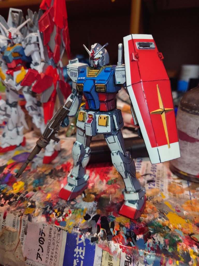 ライフルを茶色にしたのは気まぐれですw