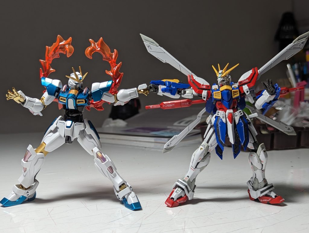 モビルファイター対決！